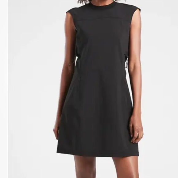 Athleta Dresses Newathletalblackyosemite Dress Has A Backflip For Air Super Cute Poshmark